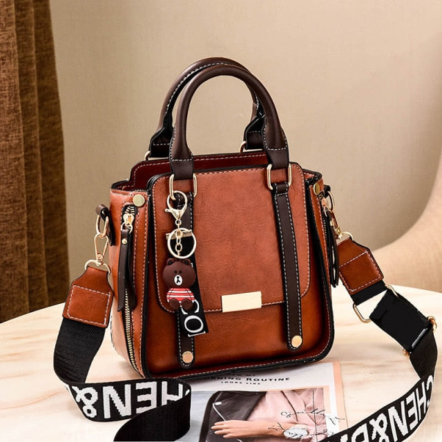 Women Messenger Bags Totes Crossbody Shoulder Bag Hand Bags-Handbags-Arimonz-Auburn-Arimonz