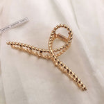 Women Metal Hair Claw Elegant Gold Flowers Hair Clips Barrette-Hair Accessories-Arimonz-A-6-Arimonz