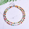 Women Seed Beads Love Necklace Sets Choker Multilayer Women Necklace-Necklaces-Arimonz-Arimonz