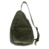 Women Shoulder Messenger Bag Canvas Crossbody Solid Color Chest Bag-Handbags-Arimonz-Green-Arimonz