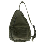 Women Shoulder Messenger Bag Canvas Crossbody Solid Color Chest Bag-Handbags-Arimonz-Green-Arimonz