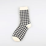 Women Skateboard Socks Cool Hip Hop Women Socks Streetwear Socks-Socks & Tights-Arimonz-Checkered White-Arimonz