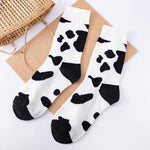 Women Skateboard Socks Cool Hip Hop Women Socks Streetwear Socks-Socks & Tights-Arimonz-Cow-Arimonz