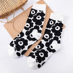 Women Skateboard Socks Cool Hip Hop Women Socks Streetwear Socks-Socks & Tights-Arimonz-Floral-Arimonz