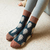 Women Socks Autumn Winter Thicken Warm Wool Long Retro Socks for Women-Socks & Tights-Arimonz-Arimonz