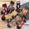 Women Socks Autumn Winter Thicken Warm Wool Long Retro Socks for Women-Socks & Tights-Arimonz-Arimonz