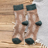 Women Socks Autumn Winter Thicken Warm Wool Long Retro Socks for Women-Socks & Tights-Arimonz-khaki-Arimonz