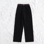 Women Spring Corduroy Pants High Waist Vintage Wide Leg Pants-Pants-Arimonz-Arimonz
