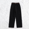 Women Spring Corduroy Pants High Waist Vintage Wide Leg Pants-Pants-Arimonz-black-S-Arimonz