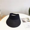 Women Straw Hat Women's Summer Hat Sun Protection Outdoor Hat-Hats-Arimonz-Black-Arimonz