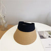 Women Straw Hat Women's Summer Hat Sun Protection Outdoor Hat-Hats-Arimonz-Brown-Arimonz