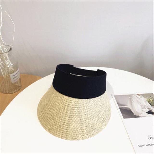 Women Straw Hat Women's Summer Hat Sun Protection Outdoor Hat-Hats-Arimonz-Light Brown-Arimonz