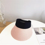 Women Straw Hat Women's Summer Hat Sun Protection Outdoor Hat-Hats-Arimonz-Pink-Arimonz