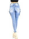 Women Summer Cargo Pants Female Zipper Pocket Stretch Slim Jeans-Skinny Jeans-Arimonz-Arimonz