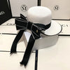 Women Summer Knit Straw Hat Fashion Wide Brim Casual Beach Sun Hat-Summer Hats-Arimonz-Arimonz