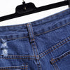 Women Summer Shorts Ripped Jeans High Waist Regular Denim Short-Denim Shorts-Arimonz-Arimonz