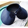 Women Summer Visors Hat Foldable Sun Hat Wide Large Brim Hat Women Cap-Summer Hats-Arimonz-Arimonz