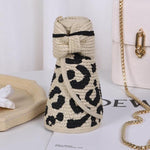 Women Summer Visors Hat Foldable Sun Hat Wide Large Brim Hat Women Cap-Summer Hats-Arimonz-Leopard Light Brown-Arimonz