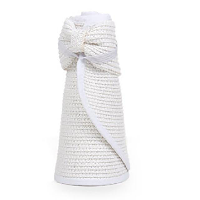 Women Summer Visors Hat Foldable Sun Hat Wide Large Brim Hat Women Cap-Summer Hats-Arimonz-White-Arimonz