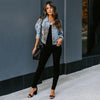 Women Vintage Leopard Denim Jacket Jean Coat Boyfriend Loose Denim-Jean Jackets-Arimonz-Arimonz