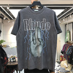 Women Washed Do Old Streetwear T-shirts Summer Style Top Tees-Tee-Arimonz-Washed Sky Blue-M-Arimonz
