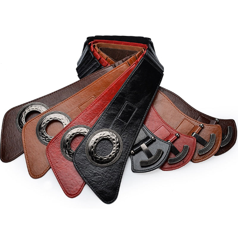 Women Wide Waist Elastic Stretch Belt Women Girdlestrap Belts-Belts-Arimonz-Arimonz