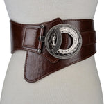 Women Wide Waist Elastic Stretch Belt Women Girdlestrap Belts-Belts-Arimonz-coffee-85cm/33.4inches-Arimonz