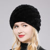 Women Winter Warm Fur Hat Snow Cap Winter Hats for Women Fluffy Hat-Winter Hats-Arimonz-black-Arimonz