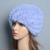 Women Winter Warm Fur Hat Snow Cap Winter Hats for Women Fluffy Hat-Winter Hats-Arimonz-blue grey-Arimonz