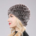 Women Winter Warm Fur Hat Snow Cap Winter Hats for Women Fluffy Hat-Winter Hats-Arimonz-coffee-Arimonz