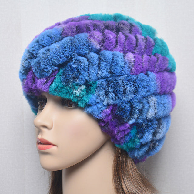 Women Winter Warm Fur Hat Snow Cap Winter Hats for Women Fluffy Hat-Winter Hats-Arimonz-color 1-Arimonz