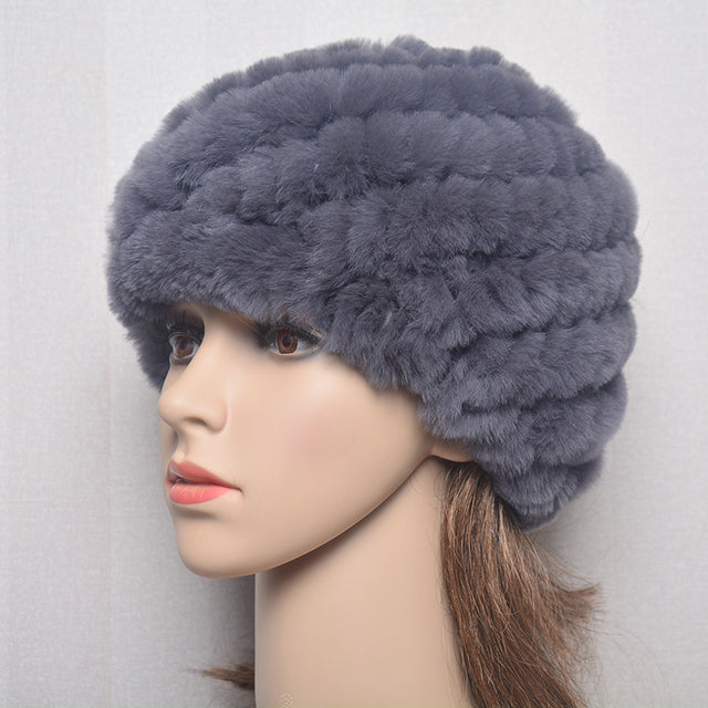 Women Winter Warm Fur Hat Snow Cap Winter Hats for Women Fluffy Hat-Winter Hats-Arimonz-dark grey-Arimonz