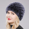 Women Winter Warm Fur Hat Snow Cap Winter Hats for Women Fluffy Hat-Winter Hats-Arimonz-Denim Blue-Arimonz