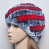 Women Winter Warm Fur Hat Snow Cap Winter Hats for Women Fluffy Hat-Winter Hats-Arimonz-grey red-Arimonz