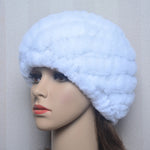 Women Winter Warm Fur Hat Snow Cap Winter Hats for Women Fluffy Hat-Winter Hats-Arimonz-white-Arimonz