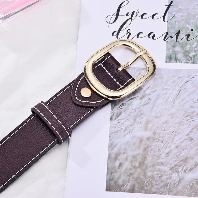 Women's Belt Fashions Wind Belt Black Fashion Jeans Belts For Women-Belts-Arimonz-coffee-Arimonz