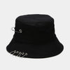 Women's Bucket Hat Women Flat Fashion Bob Hat Fishing Summer Cap-Bucket Hats-Arimonz-Black-Arimonz