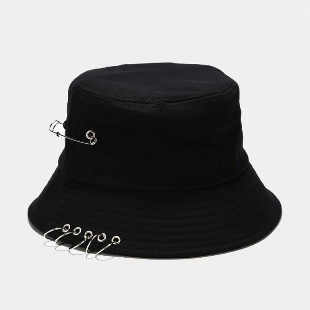 Women's Bucket Hat Women Flat Fashion Bob Hat Fishing Summer Cap-Bucket Hats-Arimonz-Black-Arimonz