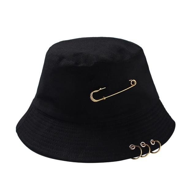 Women's Bucket Hat Women Flat Fashion Bob Hat Fishing Summer Cap-Bucket Hats-Arimonz-Gold-Arimonz