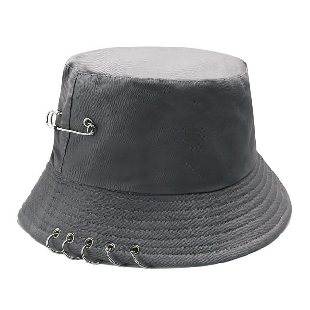 Women's Bucket Hat Women Flat Fashion Bob Hat Fishing Summer Cap-Bucket Hats-Arimonz-Gray-Arimonz