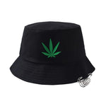 Women's Bucket Hat Women Flat Fashion Bob Hat Fishing Summer Cap-Bucket Hats-Arimonz-Leaves-Arimonz