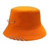 Women's Bucket Hat Women Flat Fashion Bob Hat Fishing Summer Cap-Bucket Hats-Arimonz-Orange-Arimonz