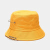 Women's Bucket Hat Women Flat Fashion Bob Hat Fishing Summer Cap-Bucket Hats-Arimonz-Yellow-Arimonz