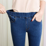 Women's Elastic High Waist Skinny Jeans Skinny Stretch Denim Pants-Skinny Jeans-Arimonz-Arimonz