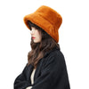Womens Felt Hat Winter Fedora Hat Women Felt Hats Bucket Hat Women-Bucket Hats-Arimonz-Arimonz