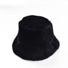 Womens Felt Hat Winter Fedora Hat Women Felt Hats Bucket Hat Women-Bucket Hats-Arimonz-Black-Arimonz