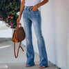 Women's Flared Jeans Fashion Vintage Casual High Waist Flare Pants-Skinny Jeans-Arimonz-Arimonz