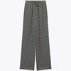 Women's Geometric Pattern Print Long-sleeved Button-down Shirt-Wear To Work Sets-Arimonz-trousers 3-XS-Arimonz