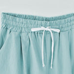 Women's Lace-Up Shorts Pockets High Waist Casual Summer Shorts-Shorts-Arimonz-Arimonz