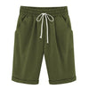 Women's Lace-Up Shorts Pockets High Waist Casual Summer Shorts-Shorts-Arimonz-Army Green-S-Arimonz